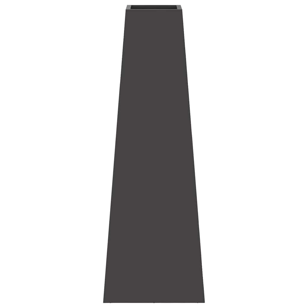 vidaXL Fire Pit Black 50 x 35 x 100 cm Cold-rolled steel