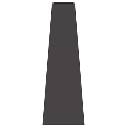 vidaXL Fire Pit Black 50 x 35 x 100 cm Cold-rolled steel