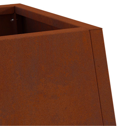 vidaXL Fire Pit Brown 50 x 35 x 100 cm Weathering Steel