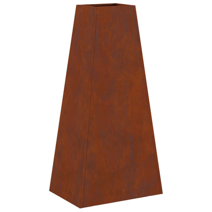 vidaXL Fire Pit Brown 50 x 35 x 100 cm Weathering Steel