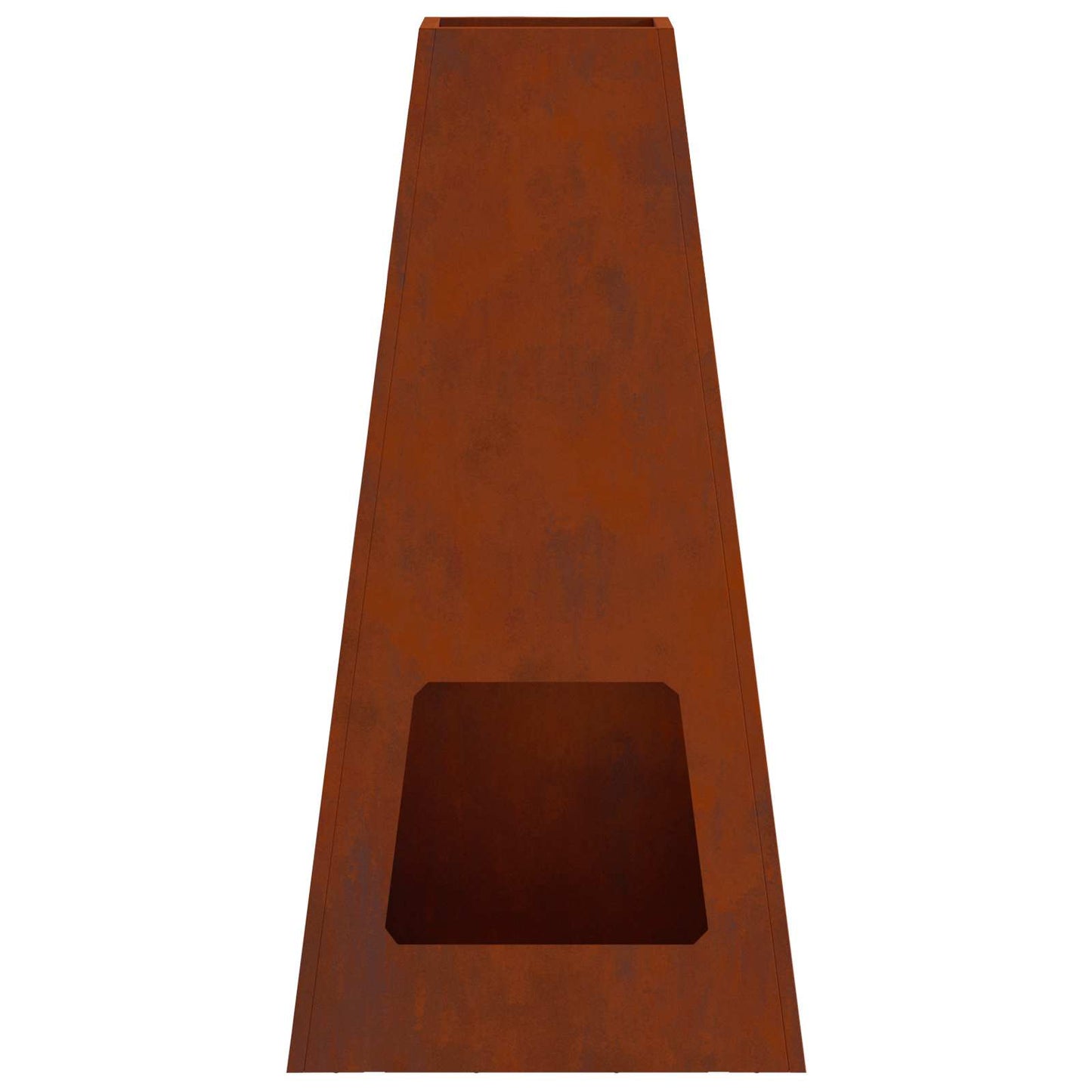 vidaXL Fire Pit Brown 50 x 35 x 100 cm Weathering Steel