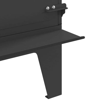 vidaXL Camping Stove Black 35 x 50 x 60 cm Cold-rolled Steel