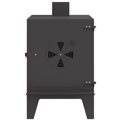 vidaXL Camping Stove Black 35 x 50 x 60 cm Cold-rolled Steel