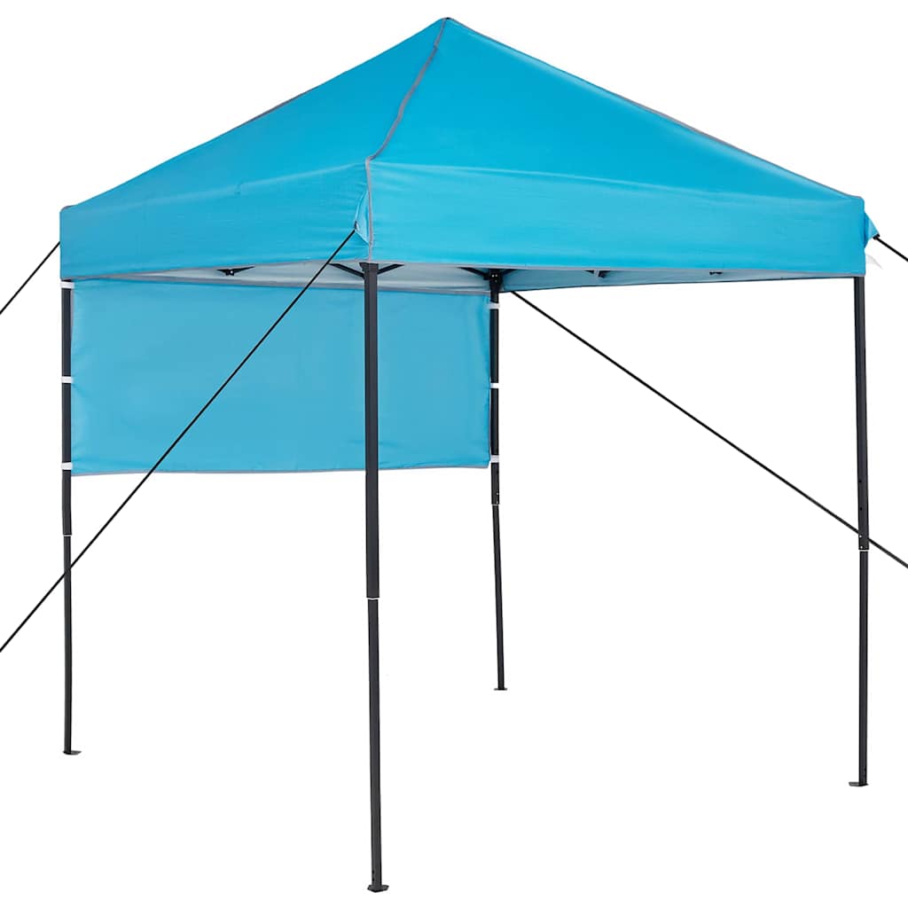 vidaXL Canopy Tent Manual Blue 194 x 194 x 251 cm Fabric