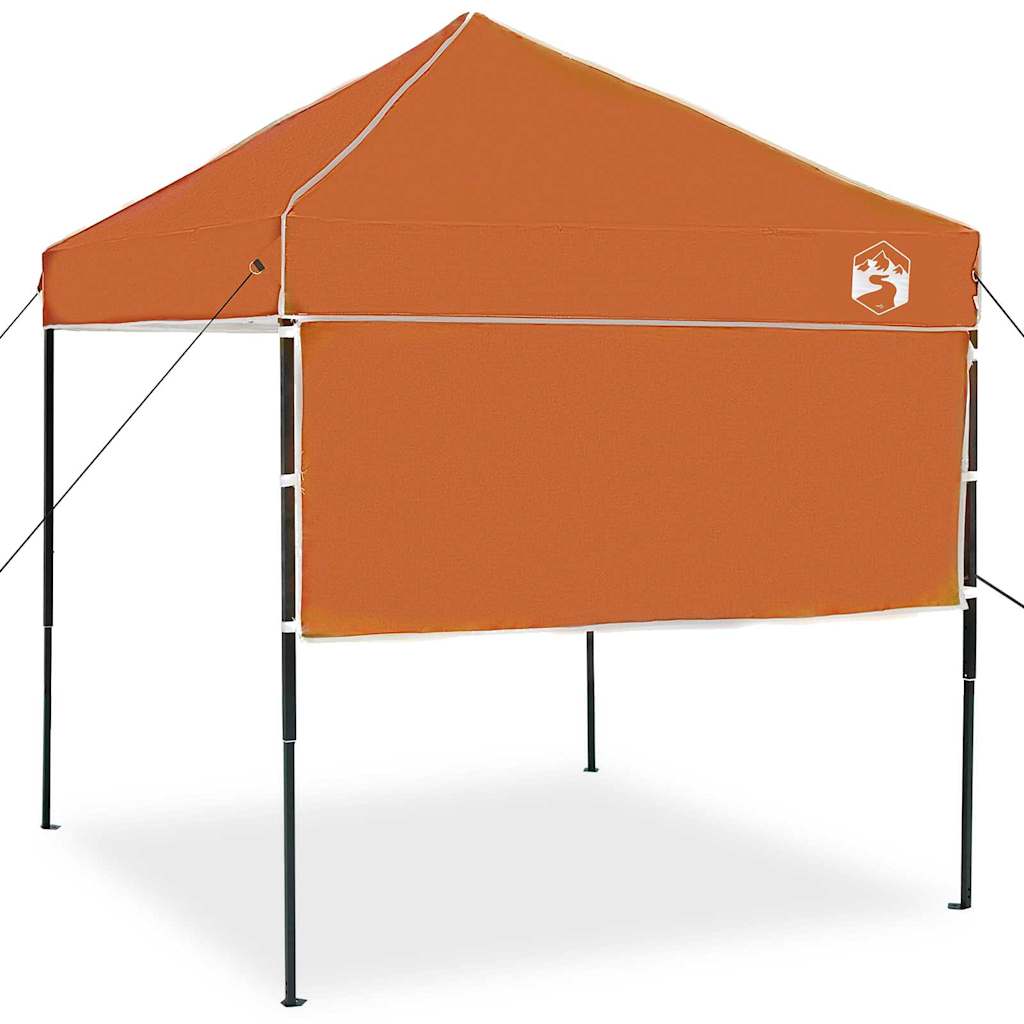 vidaXL Canopy Tent Manual Orange 194 x 194 x 251 cm Fabric