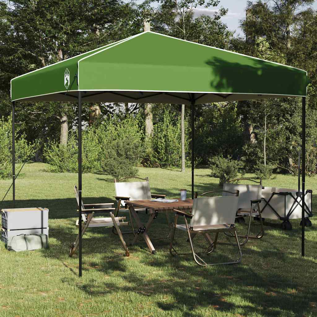 vidaXL Canopy Tent Manual Green 243 x 243 x 251 cm Fabric