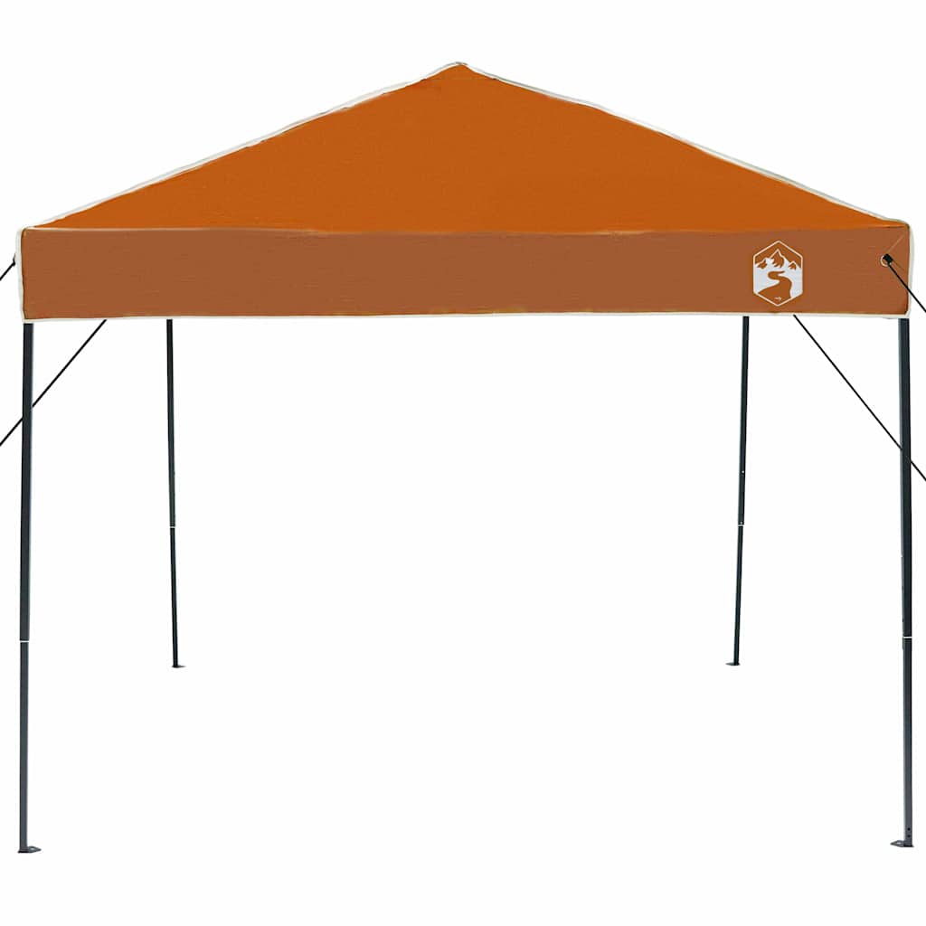 vidaXL Canopy Tent Manual Orange 243 x 243 x 251 cm Fabric