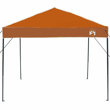 vidaXL Canopy Tent Manual Orange 243 x 243 x 251 cm Fabric