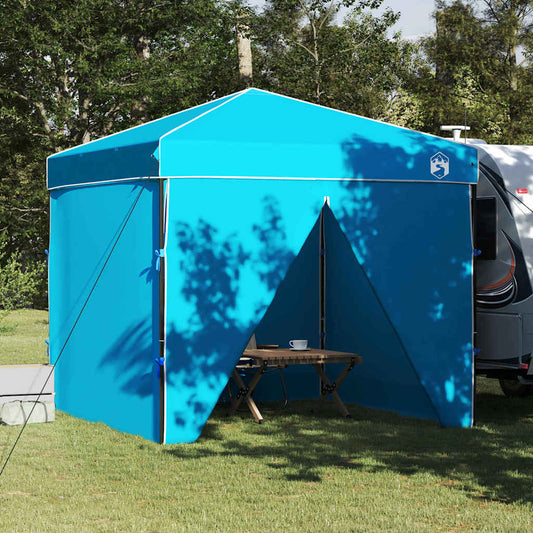 vidaXL Canopy Tent 243 x 243 x 251 cm Blue Fabric