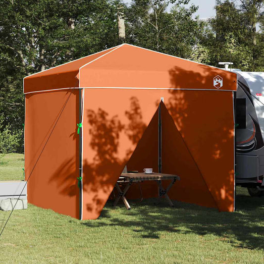 vidaXL Canopy Tent 243 x 243 x 251 cm Orange Fabric