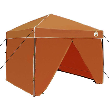 vidaXL Canopy Tent Manual Orange 243 x 243 x 251 cm Fabric