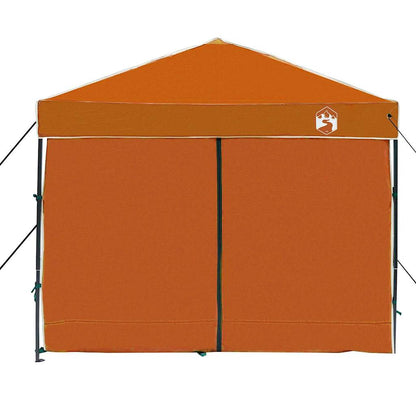 vidaXL Canopy Tent Manual Orange 243 x 243 x 251 cm Fabric