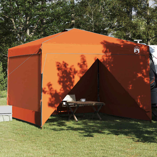 vidaXL Canopy Tent 290 x 290 x 251 cm Orange Fabric