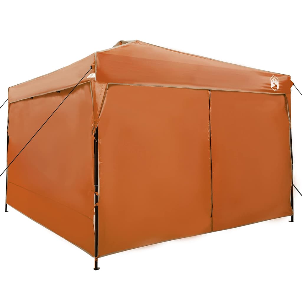 vidaXL Canopy Tent Manual Orange 290 x 290 x 251 cm Fabric