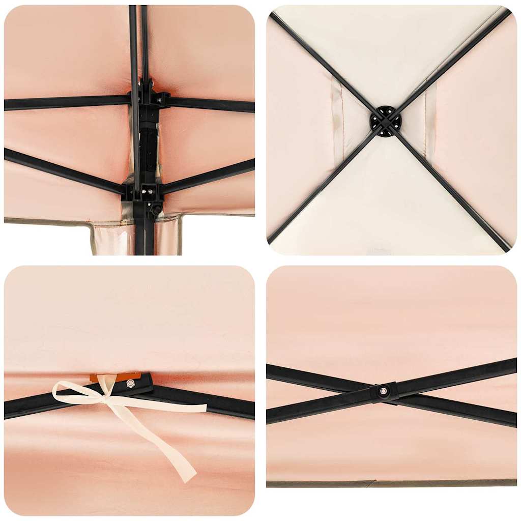 vidaXL Canopy Tent Manual Orange 290 x 290 x 251 cm Fabric