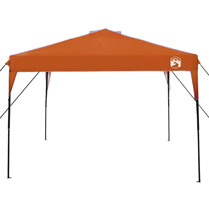 vidaXL Canopy Tent Manual Orange 290 x 290 x 251 cm Fabric