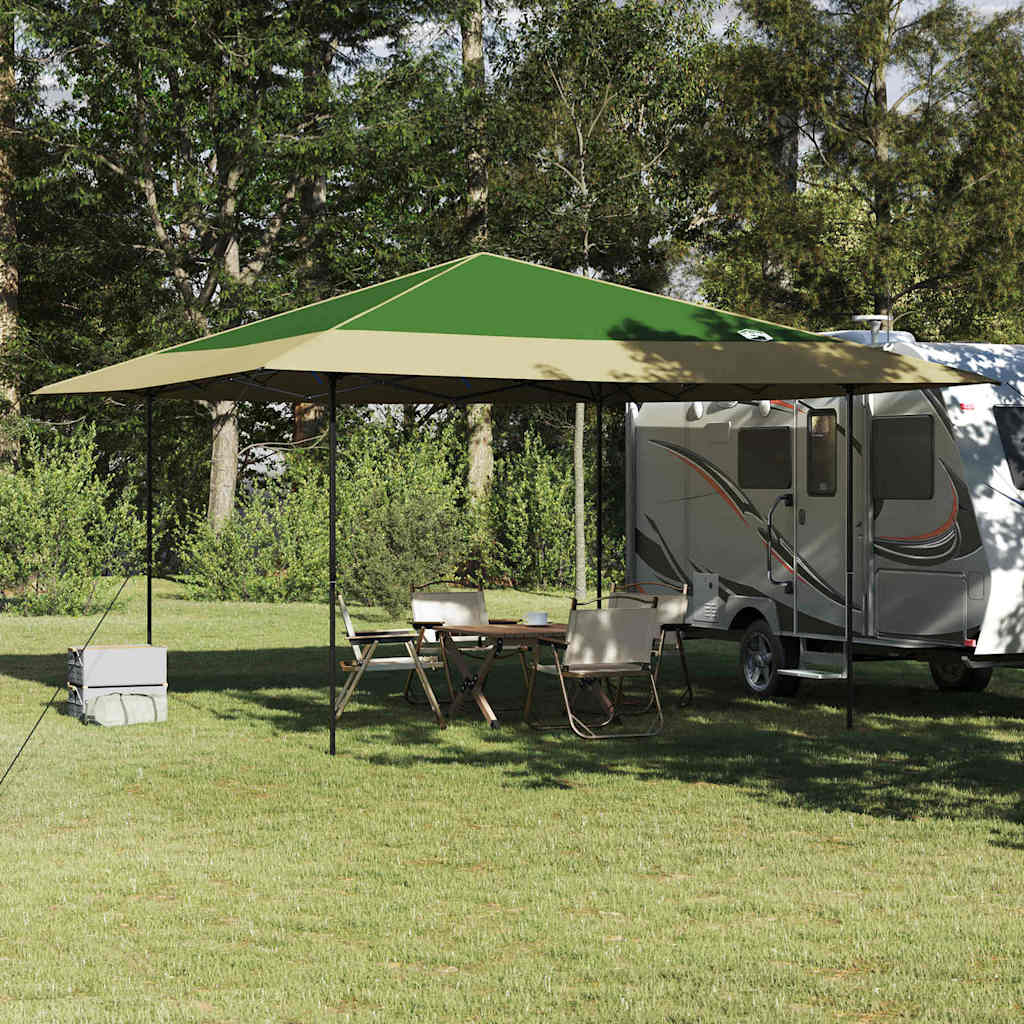 vidaXL Canopy Tent 395 x 395 x 251 cm Green Fabric