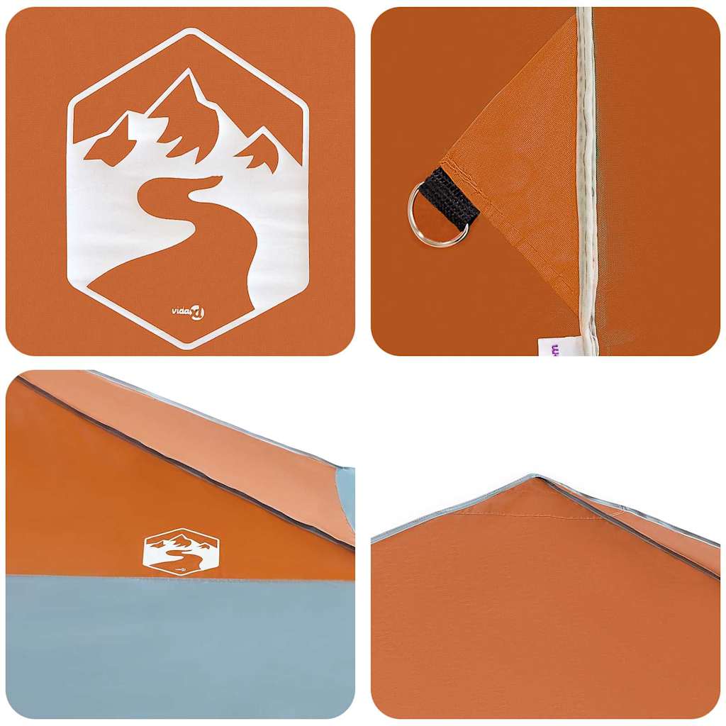 vidaXL Canopy Tent 395 x 395 x 251 cm Orange Fabric