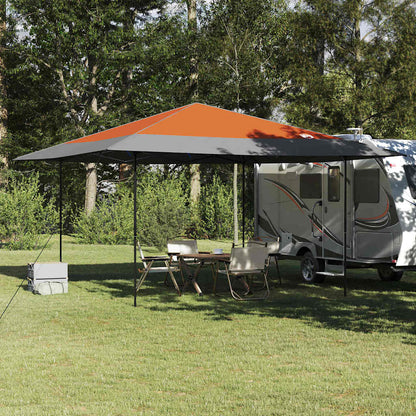 vidaXL Canopy Tent 395 x 395 x 251 cm Orange Fabric