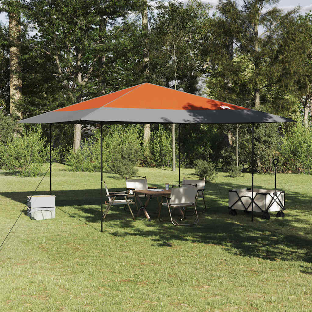 vidaXL Canopy Tent 395 x 395 x 251 cm Orange Fabric