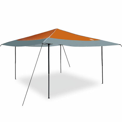 vidaXL Canopy Tent 395 x 395 x 251 cm Orange Fabric