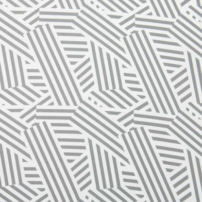 vidaXL Parasol Grey and White Ø 160 x 195 cm Steel