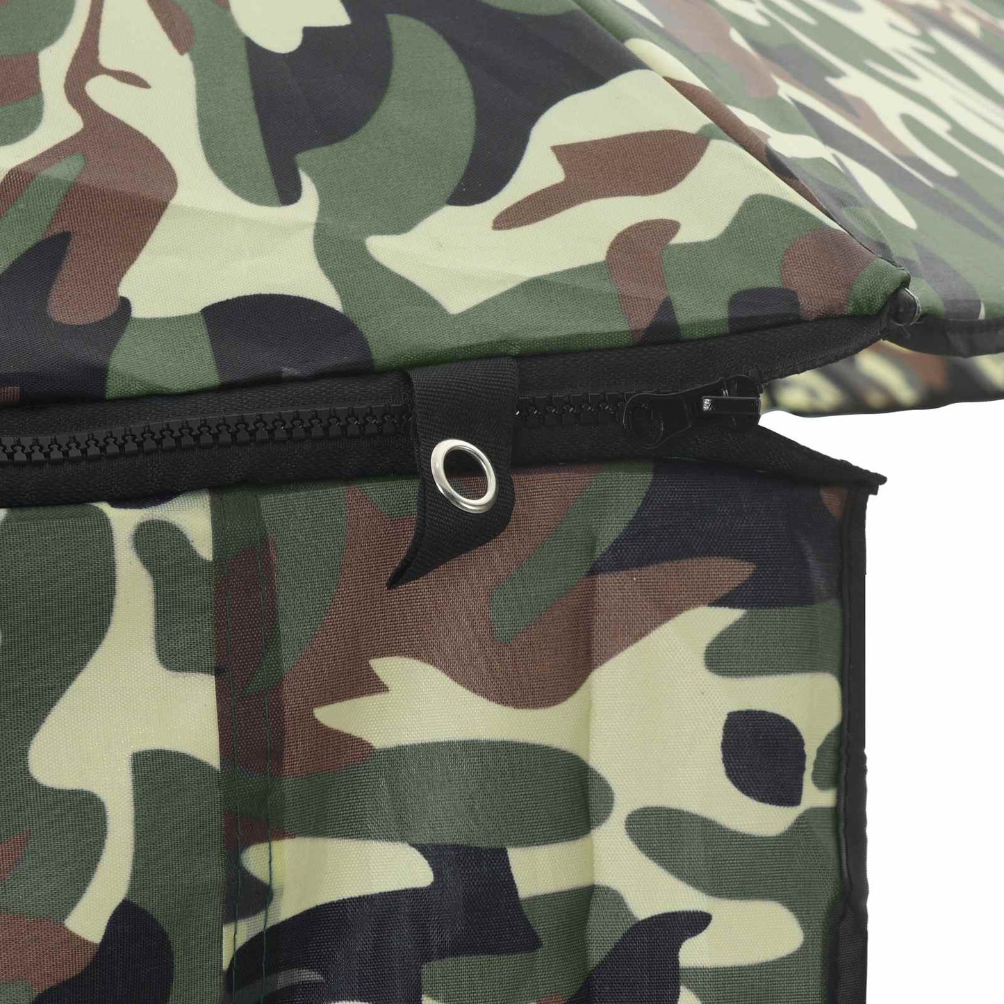 vidaXL Fishing Umbrella 228 x 204 cm Oxford Polyester Camouflage