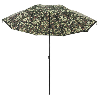 vidaXL Fishing Umbrella 228 x 204 cm Oxford Polyester Camouflage