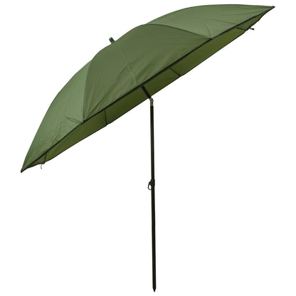 vidaXL Fishing Umbrella Yellow Army 240 x 210 cm Oxford Polyester