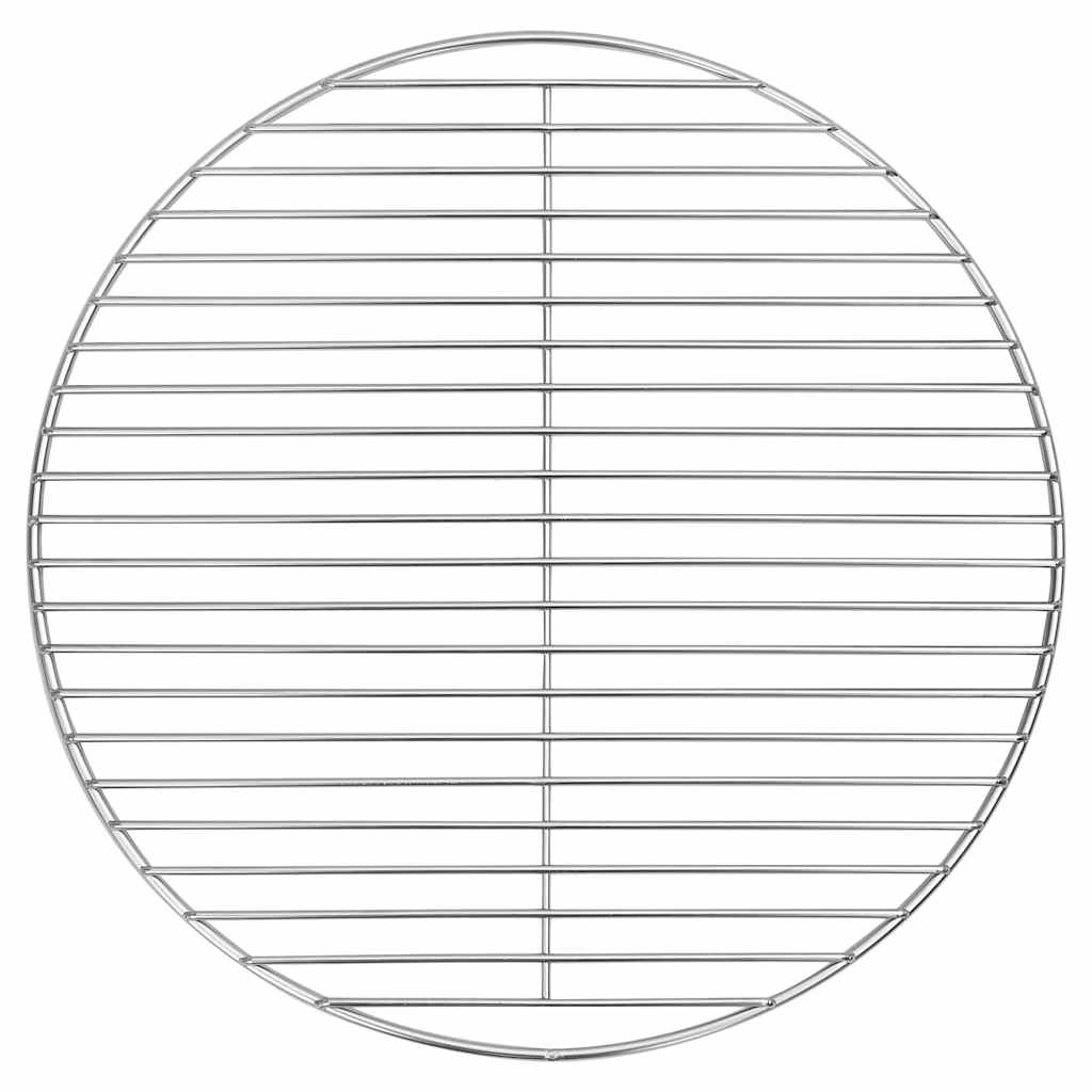 vidaXL BBQ Grill Grate Silver 43 x 43 cm Stainless Steel