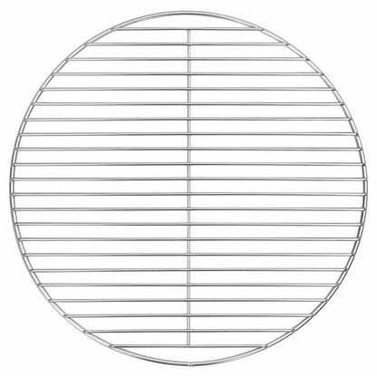 vidaXL BBQ Grill Grate Silver 43 x 43 cm Stainless Steel