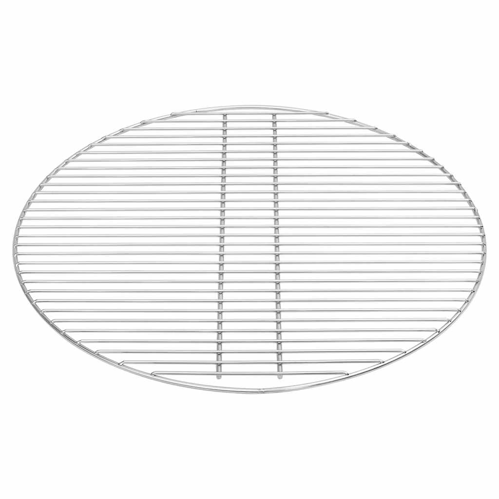 vidaXL BBQ Grill Grate Silver 57 x 57 cm Stainless Steel