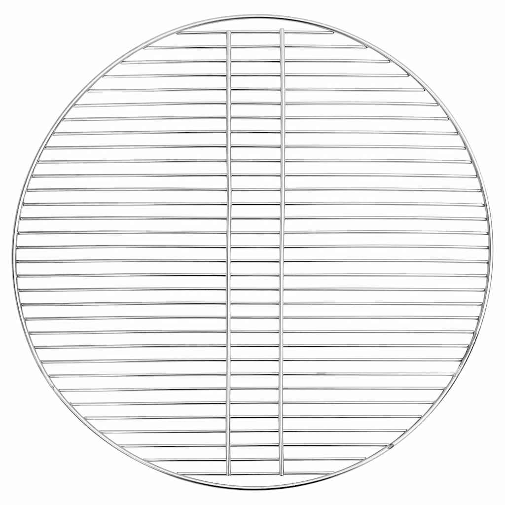 vidaXL BBQ Grill Grate Silver 60 x 60 cm Stainless Steel