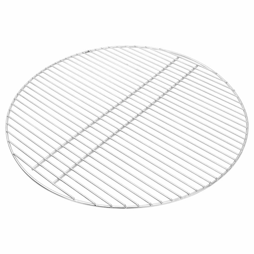 vidaXL BBQ Grill Grate Silver 60 x 60 cm Stainless Steel