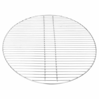vidaXL BBQ Grill Grate Silver 60 x 60 cm Stainless Steel