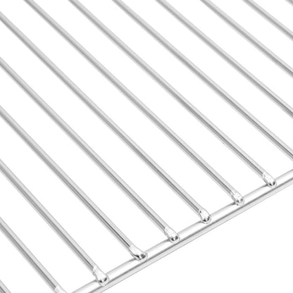 vidaXL Grill Grate 40 x 30 cm Stainless Steel Silver