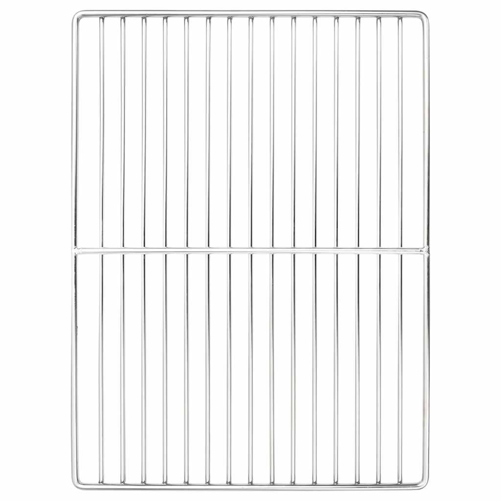 vidaXL Grill Grate Silver 40 x 30 cm Stainless Steel