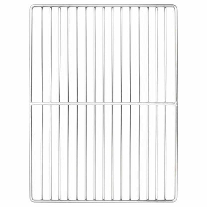 vidaXL Grill Grate 40 x 30 cm Stainless Steel Silver
