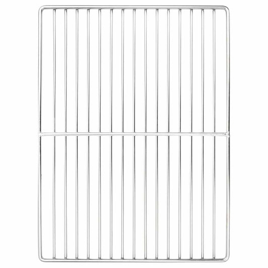 vidaXL Grill Grate 40 x 30 cm Stainless Steel Silver