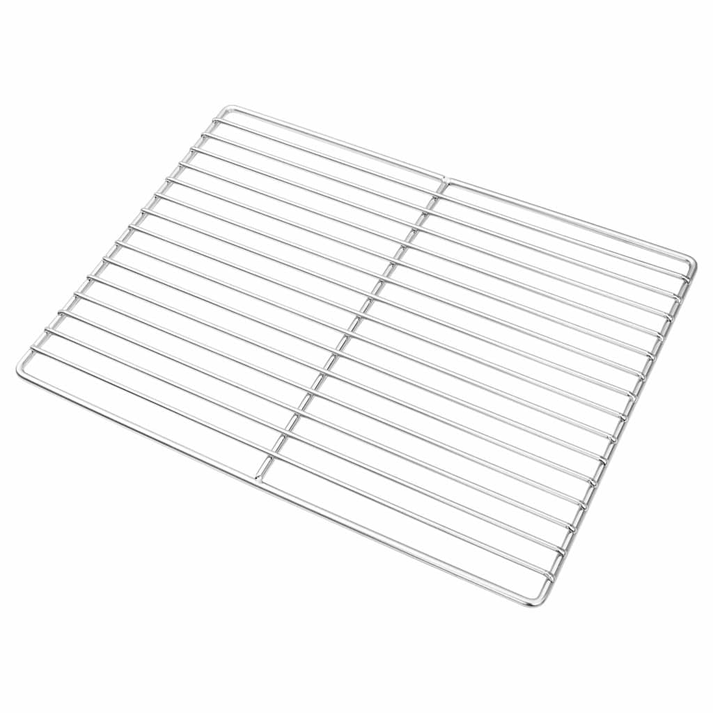 vidaXL Grill Grate 40 x 30 cm Stainless Steel Silver