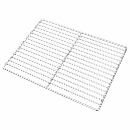 vidaXL Grill Grate 40 x 30 cm Stainless Steel Silver