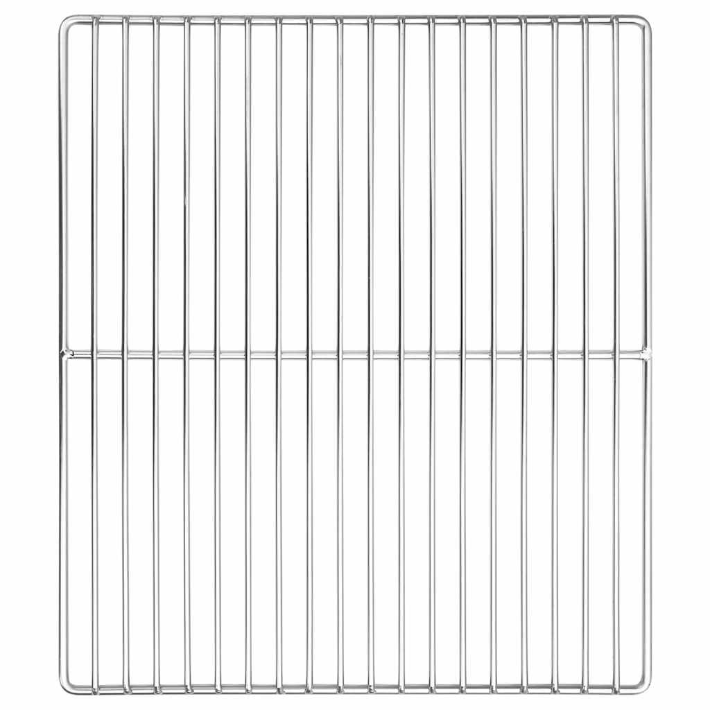 vidaXL Grill Grate Silver 40 x 35 cm Stainless Steel