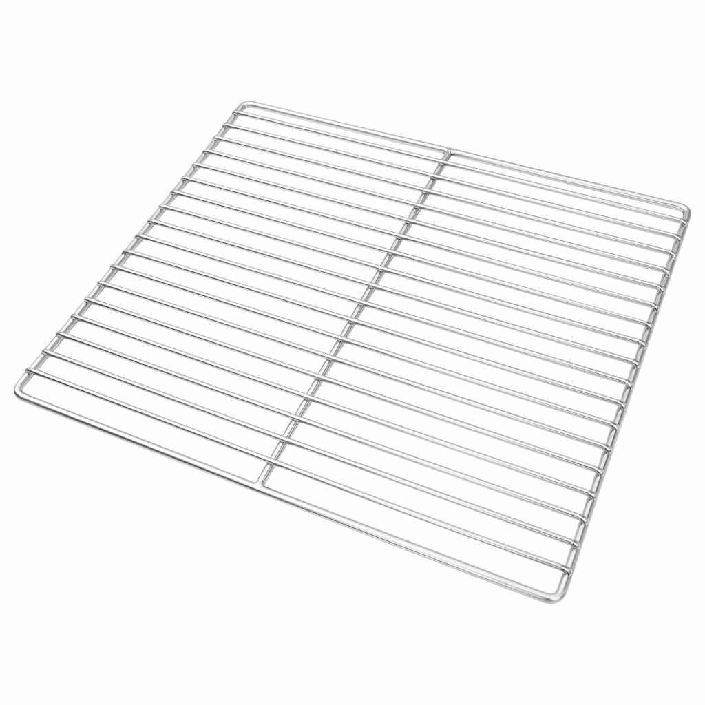 vidaXL Grill Grate 40 x 35 cm Stainless Steel Silver