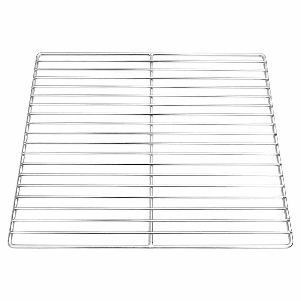 vidaXL Grill Grate Silver 40 x 35 cm Stainless Steel