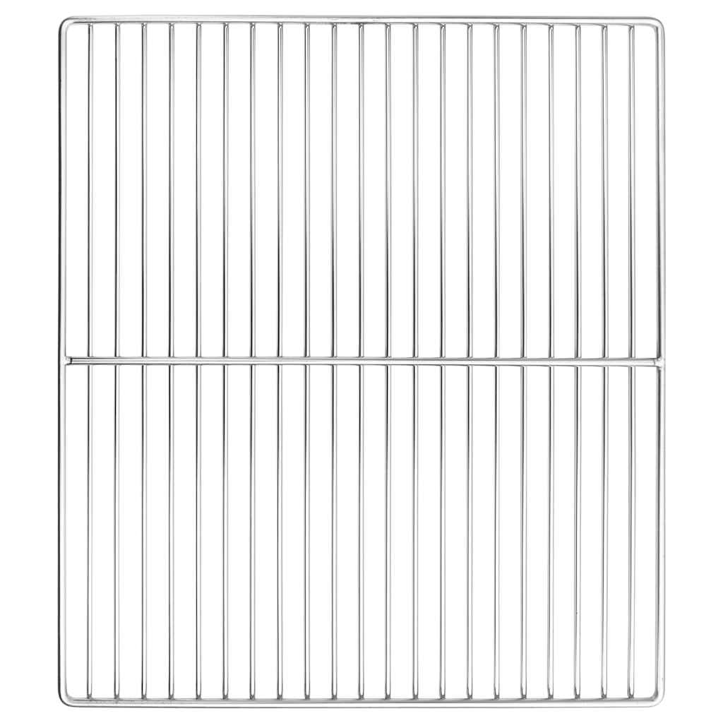 vidaXL Grill Grate Silver 45 x 40 cm Stainless Steel