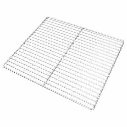 vidaXL Grill Grate 45 x 40 cm Stainless Steel Silver