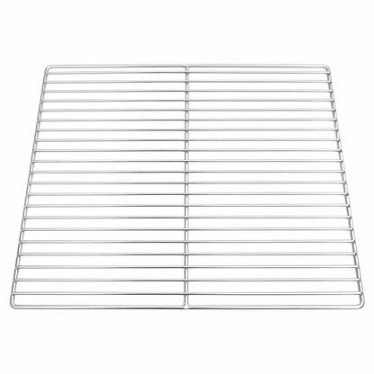 vidaXL Grill Grate 45 x 40 cm Stainless Steel Silver
