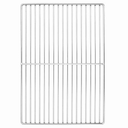 vidaXL Grill Grate Silver 47 x 32.5 cm Stainless Steel