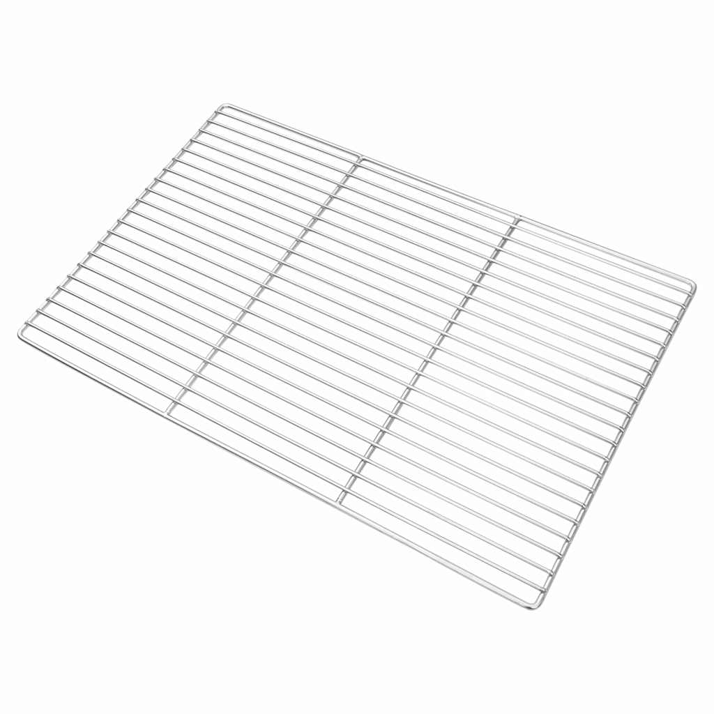 vidaXL Grill Grate 60 x 40 cm Stainless Steel Silver