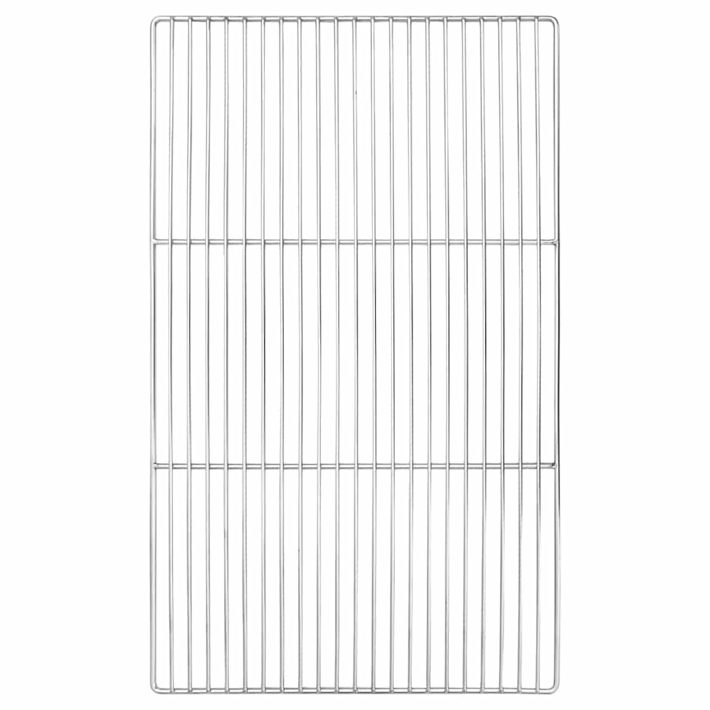 vidaXL Grill Grate Silver 67 x 40 cm Stainless Steel